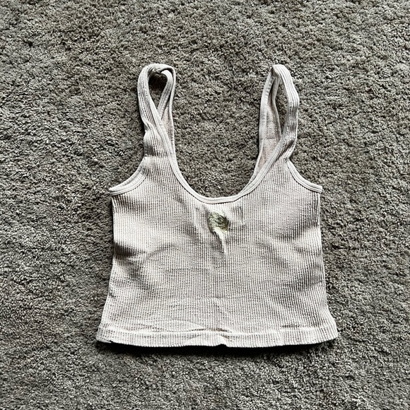 ✨Sold✨Darc Sport SHE Peach Ribbed Tank Top - Picture 3 of 4